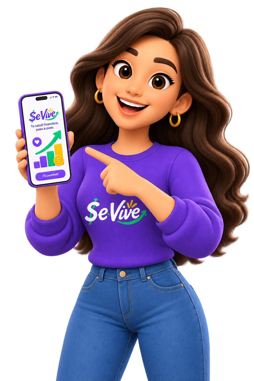 Tu Guía de $e Vive te da la bienvenida, mostrando el progreso de la app en su celular